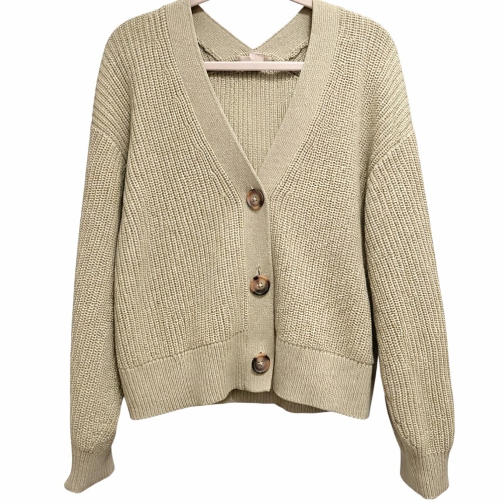 H&M Sage Green Cardigan - size small - NWT